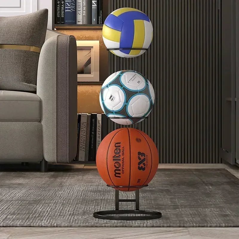 Skanto | Kompakt lagringsstativ for sportsballer og tilbehør - BallRack Pro