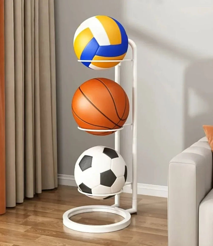 Skanto | Kompakt lagringsstativ for sportsballer og tilbehør - BallRack Pro