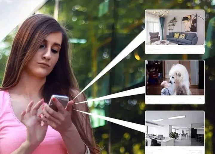 Skanto | Kompakt WiFi Overvåkingskamera - SafeWatch Mini
