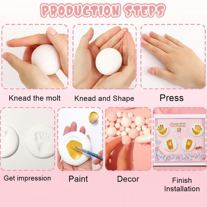 Forever Baby Story DIY Hånd- og Fotavtrykk Kit | Skanto
