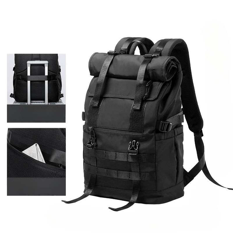 Skanto | Konvertibel Reise Rygsäck – 3-i-1 Laptoppose (17"), Vanntett, Utvidbar, for Jobb, Reise & Hverdag