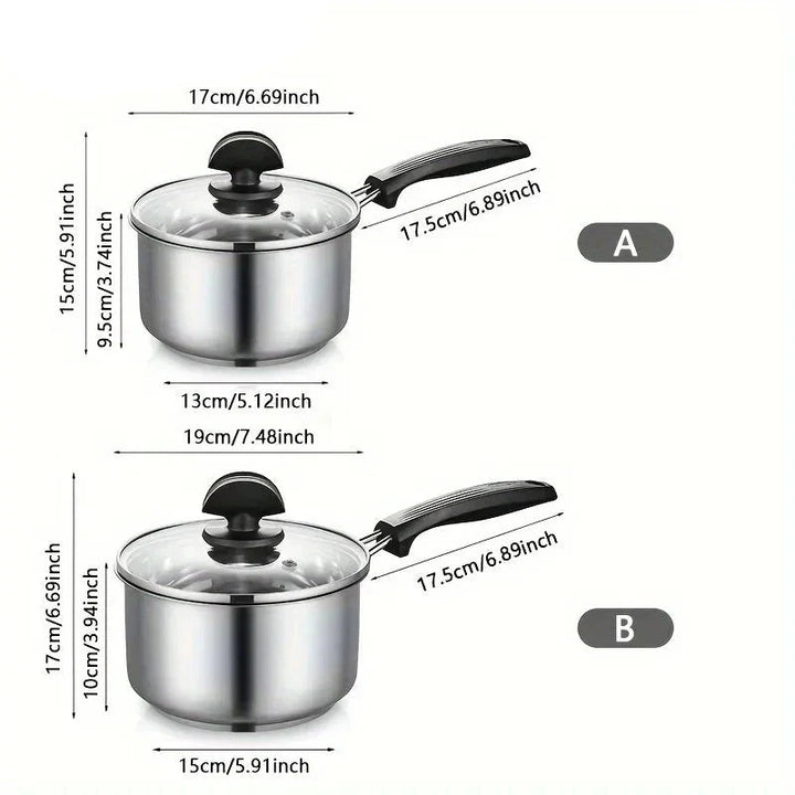 Kjele Stekepanne Stekepanne Med Tykk Bunn Med Glasslokk | Skanto
