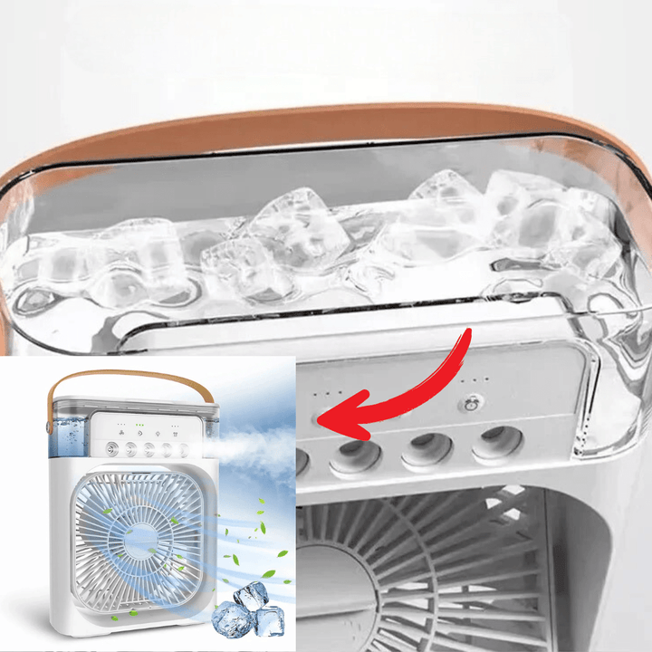 Skanto | ChillCube Compact – Desktop Evaporativ Mini Kjøler for Personlig Punktlindring