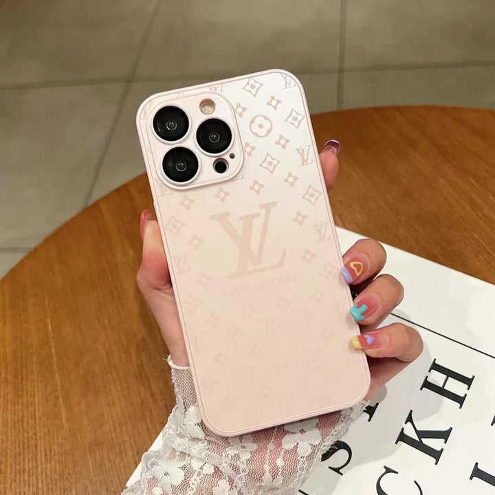 Skanto | Luksuriøs Louis Vuitton Frosted Matte Etui for iPhone 13 / 14 / 15 Serie