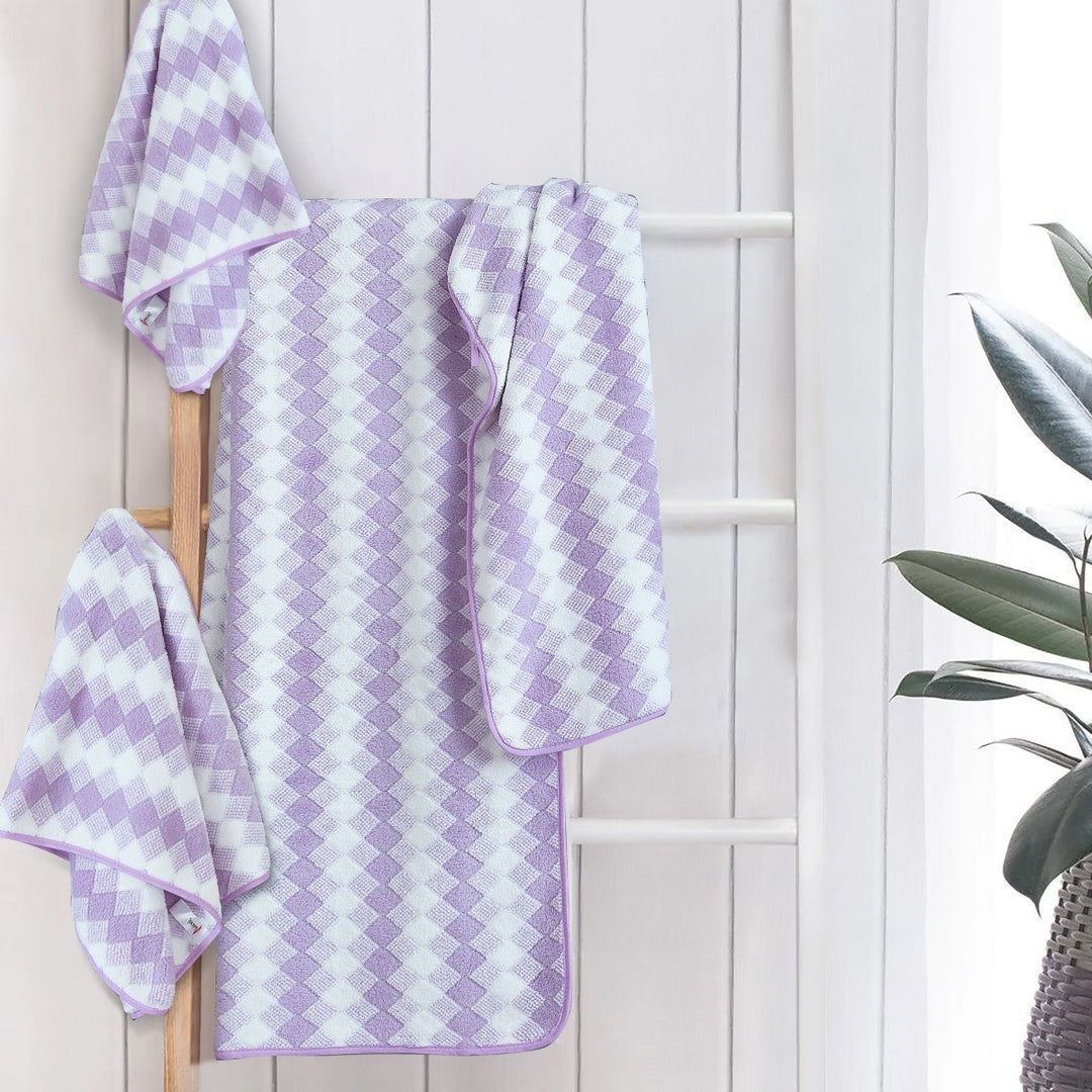 Skanto | Elysoria Coral Weave Håndklær | Faste, slitesterke håndklær med maksimal absorpsjon og hurtig tørking