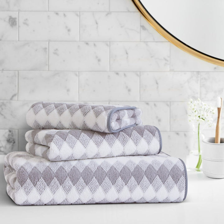 Skanto | Elysoria Coral Weave Håndklær | Faste, slitesterke håndklær med maksimal absorpsjon og hurtig tørking