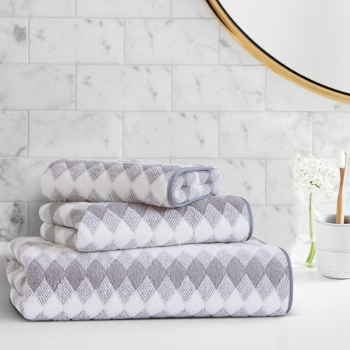 Skanto | Elysoria Coral Weave Håndklær | Faste, slitesterke håndklær med maksimal absorpsjon og hurtig tørking