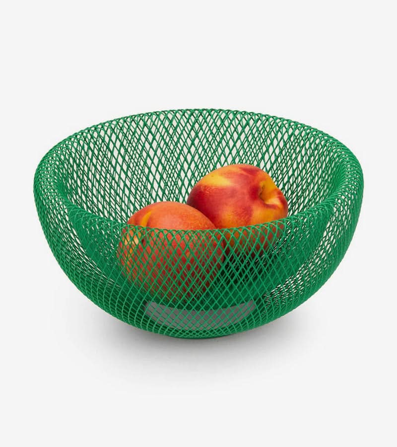 Skanto | Stålmesh Fruktkurv med Ventilasjon for Fersk Oppbevaring