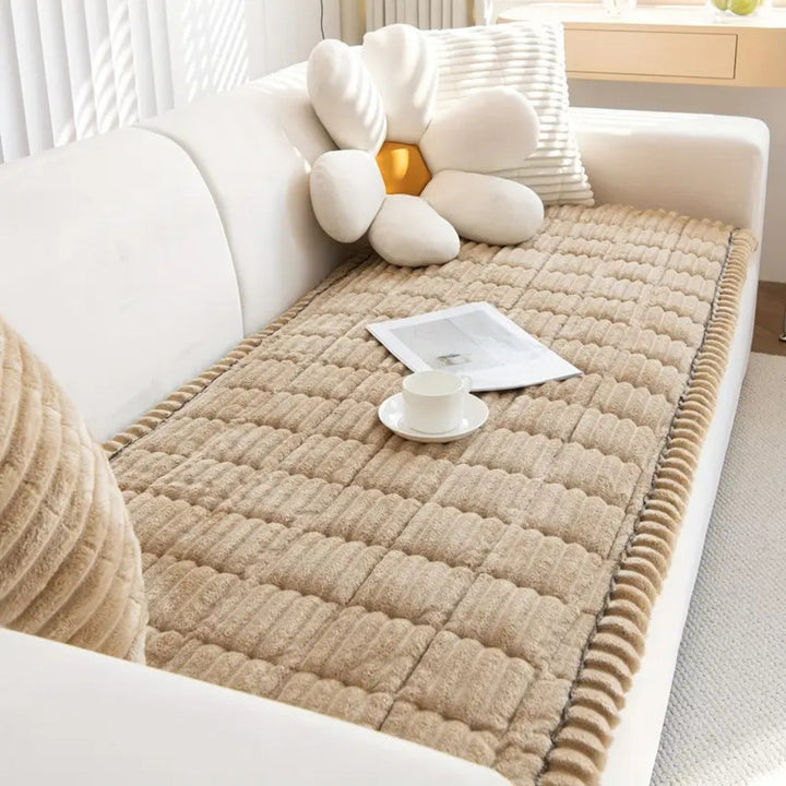 Skanto | Flanell Sofa Trekk Kviltet Design