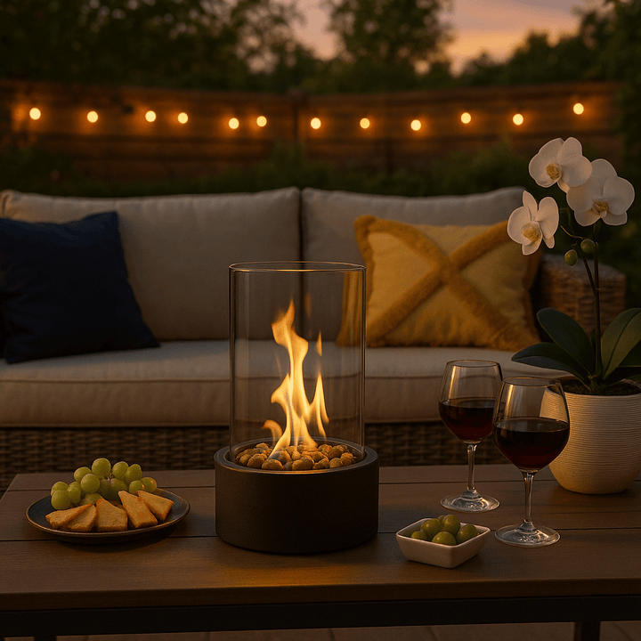 CosyFlame – Rauchfreier Tischkamin mit echten Flammen und skandinavischem Design