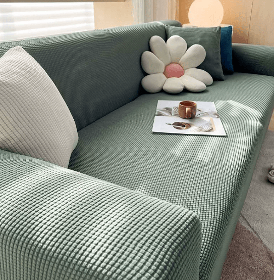 Skanto | SNUGJACQ – Myk Jacquard Sofa Trekk med Antiskli Passform