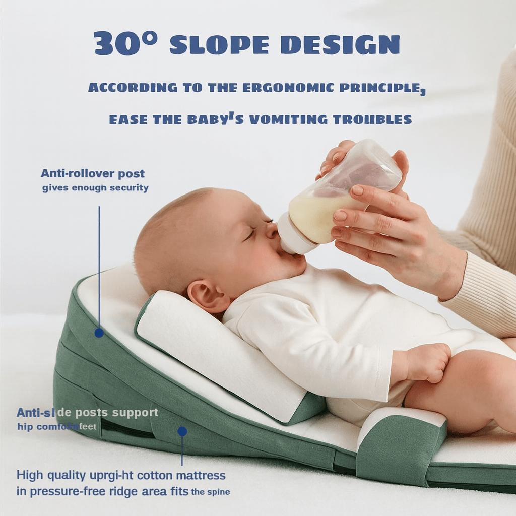 Cozy Cradle Kissen – Seitenschläferstütze med Anti-Reflux-Neigung for Neugeborene