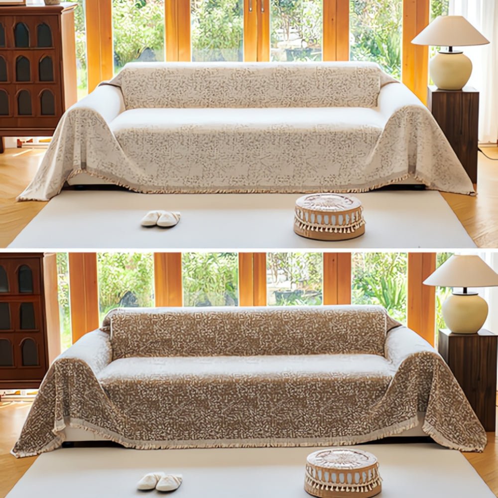 Skanto | CozyNest – Vendbar Mikrofiber Sofa Trekk, Antiskli og Lett Pleie