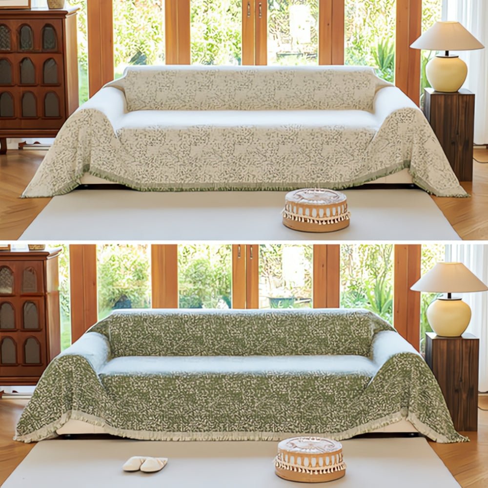 Skanto | CozyNest – Vendbar Mikrofiber Sofa Trekk, Antiskli og Lett Pleie