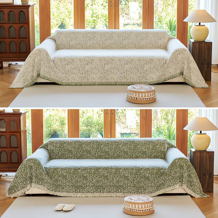 Skanto | CozyNest – Vendbar Mikrofiber Sofa Trekk, Antiskli og Lett Pleie