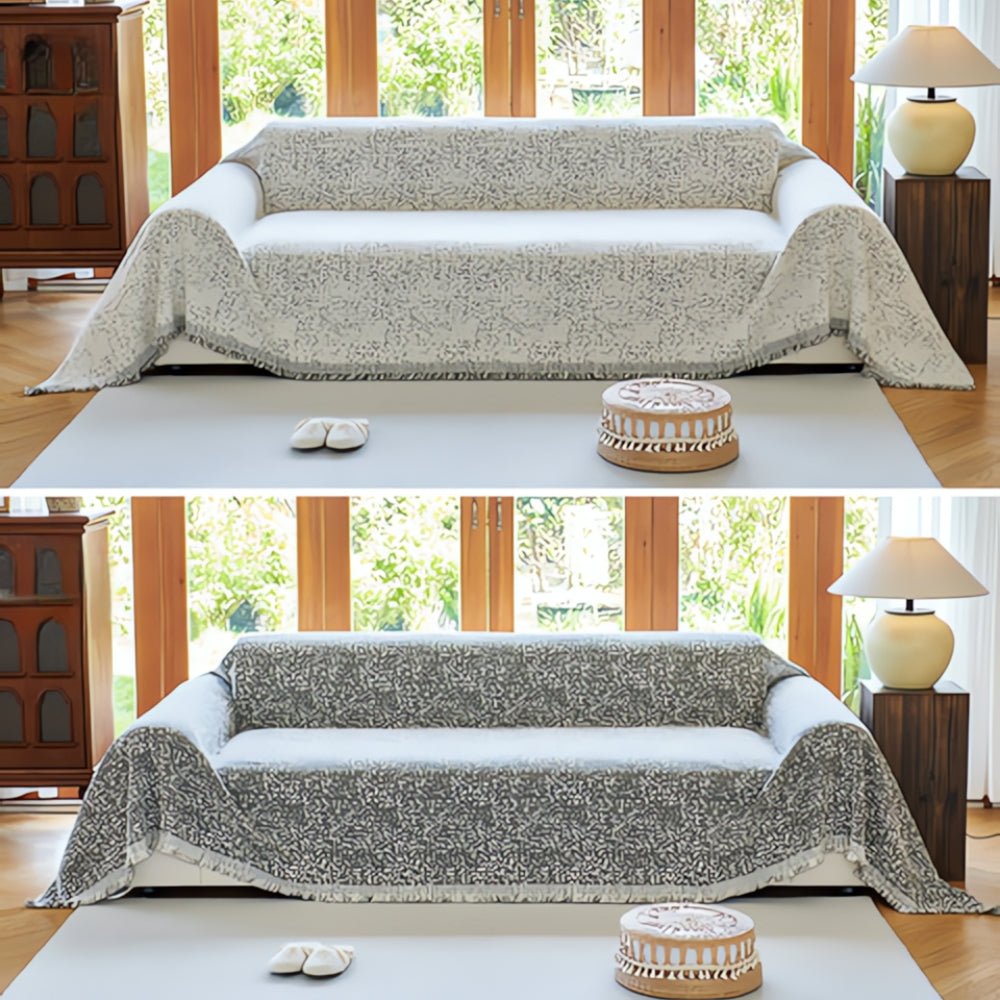 Skanto | CozyNest – Vendbar Mikrofiber Sofa Trekk, Antiskli og Lett Pleie