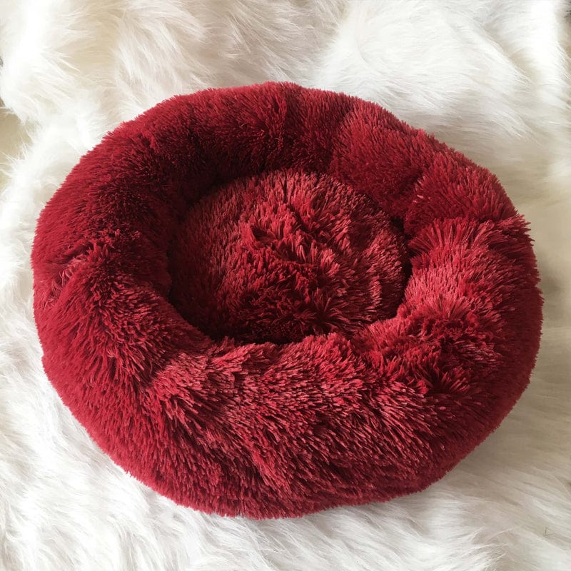 Skanto | COZYPET – Beroligende Hundeseng med Plysj Fuskepels & Avtagbart Trekk