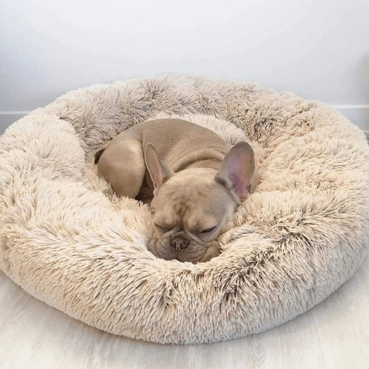 Skanto | COZYPET – Beroligende Hundeseng med Plysj Fuskepels & Avtagbart Trekk