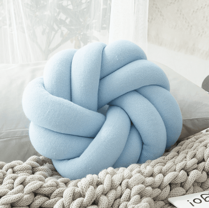 Skanto | Kreativ bomulls knute ball pute