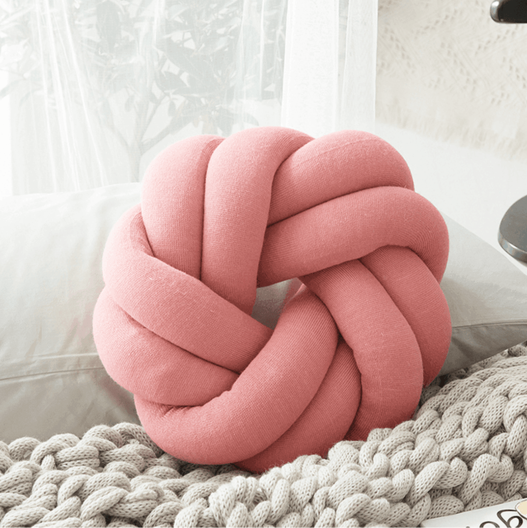 Skanto | Kreativ bomulls knute ball pute