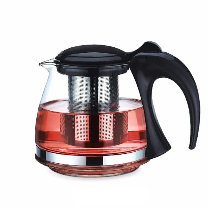 Kreativ Glass Teapot med Avtakbar Stål Infuser Filter Te Kjele | Skanto