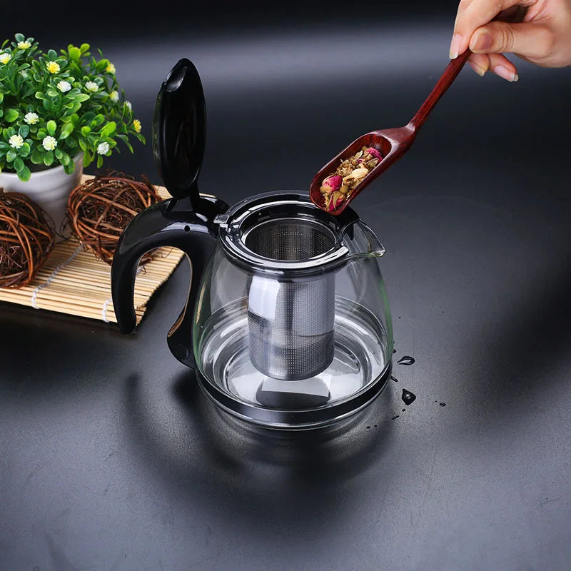 Kreativ Glass Teapot med avtakbart stål infuserfilter tekjele | Skanto