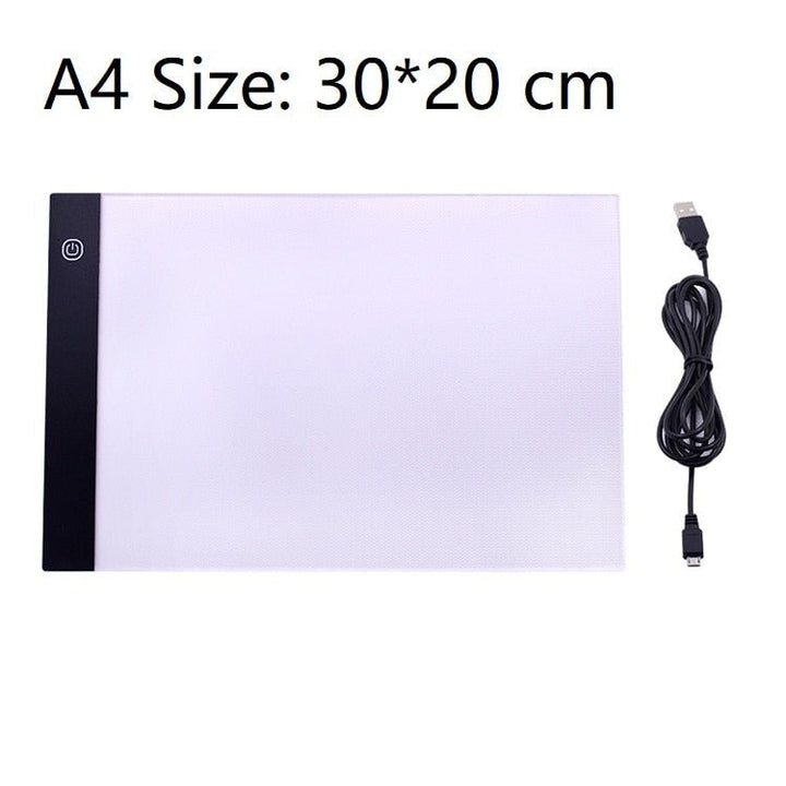 Skanto | Kreativ Leketøy A4 LED ACRYLIC TEGNEBORD