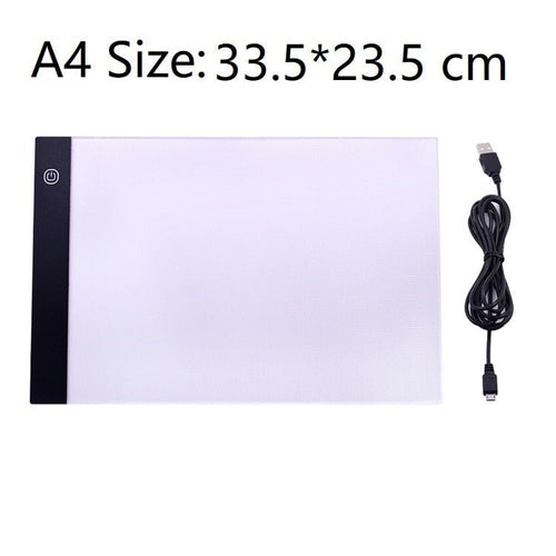 Skanto | Kreativ Leketøy A4 LED ACRYLIC TEGNEBORD