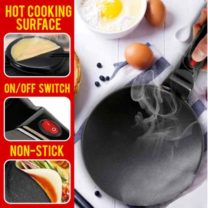 Skanto | 8-tommers non-stick elektrisk crepe maker