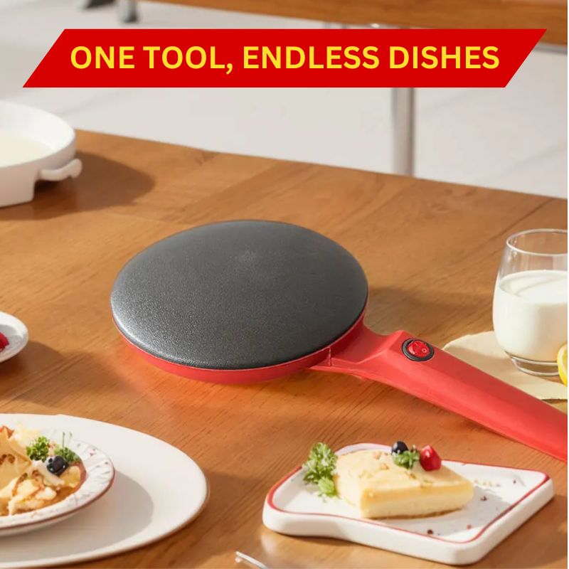Skanto | 8-tommers non-stick elektrisk crepe maker