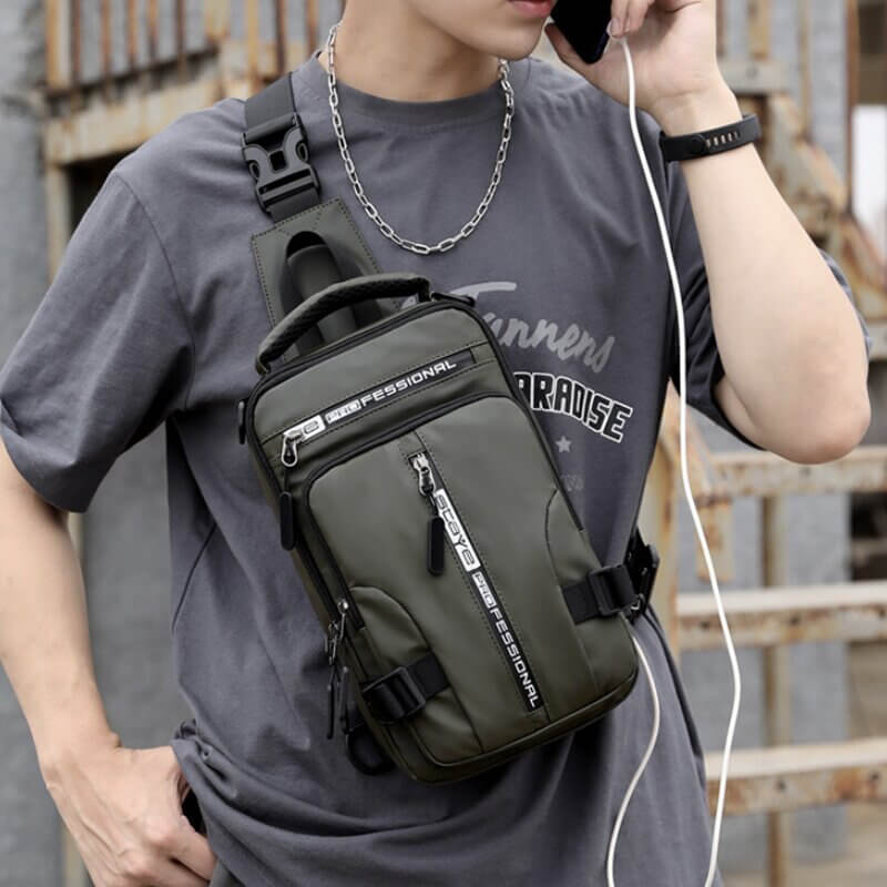 CityTrek Bag - Stilfull vanntett Oxford crossover Skanto
