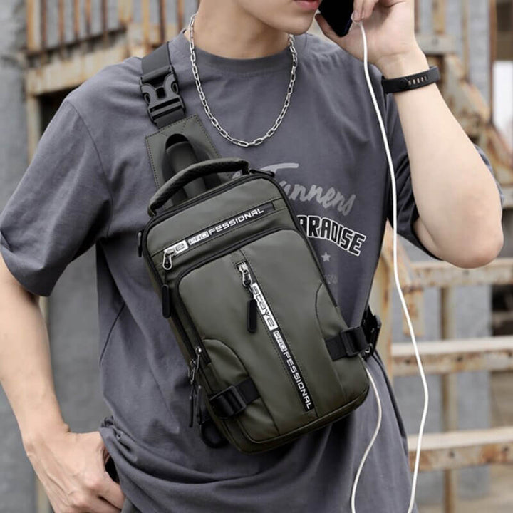 CityTrek Bag - Stilfull vanntett Oxford crossover Skanto