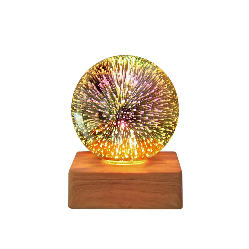 Skanto | Krystallkulelampe med 3D Fyrverkerieffekt - StarburstGlow