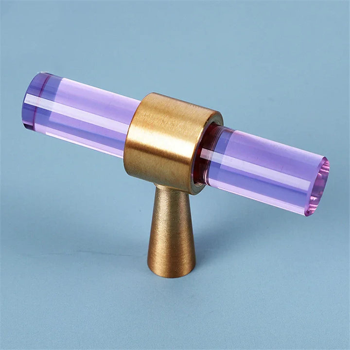 Crystal Cabinet Drawer Handle and Door Knob Small T Bar Handle | Skanto