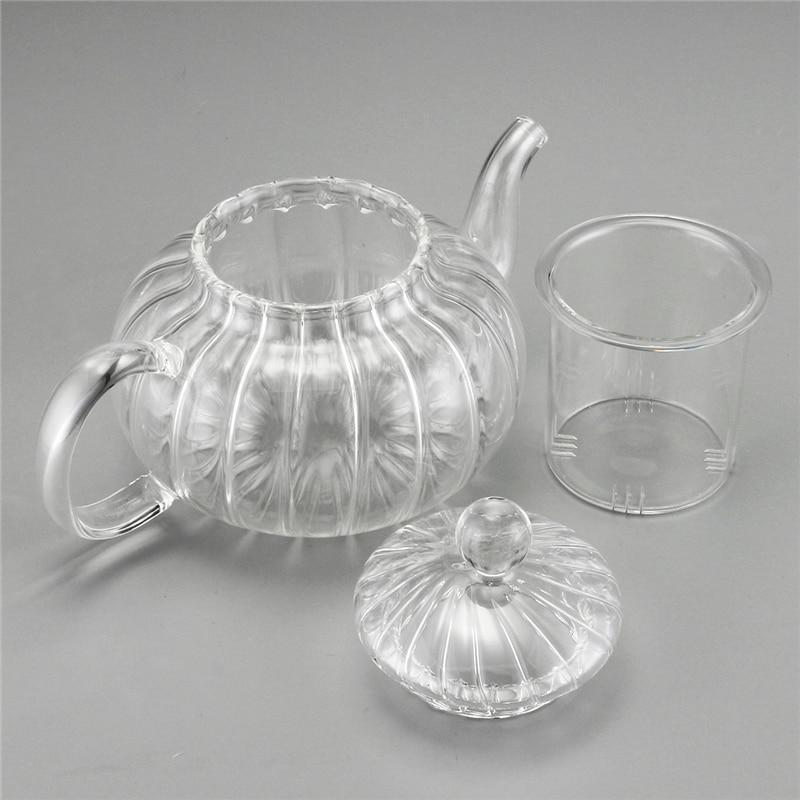 Skanto | Krystallklar Glass Tekanne Sett
