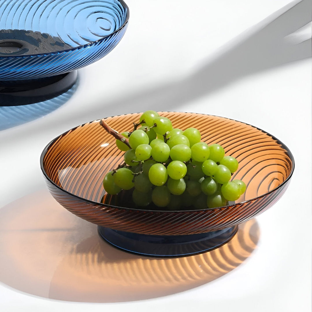 Elegant krystallglass fruktskål for stilfullt hjemmedekor | Skanto