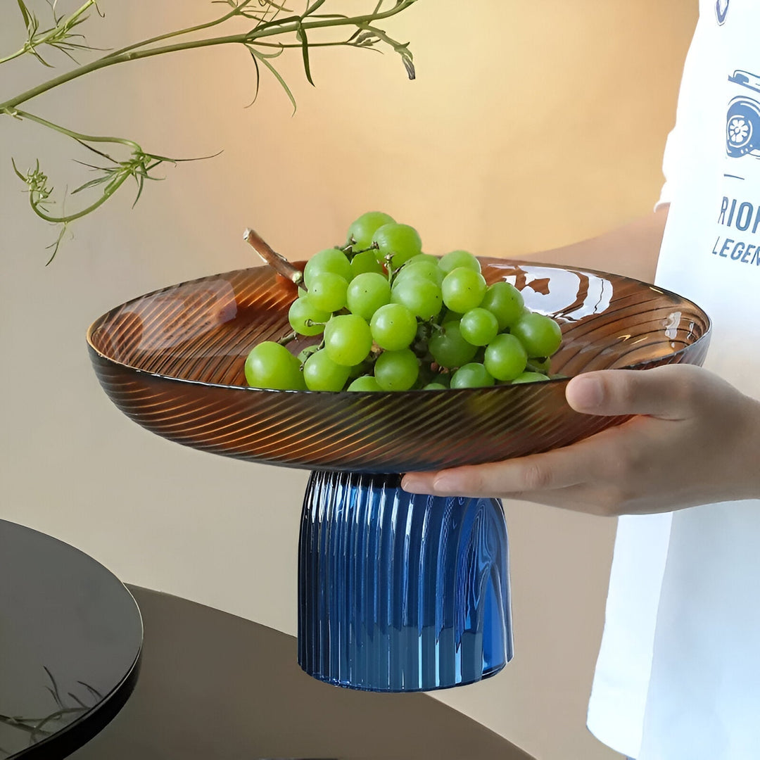Elegant krystallglass fruktskål for stilfullt hjemmedekor | Skanto