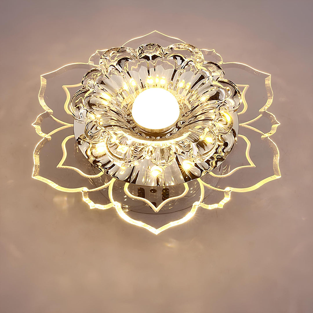 Skanto | Elegant Crystal LED Taklampe med Moderne Design