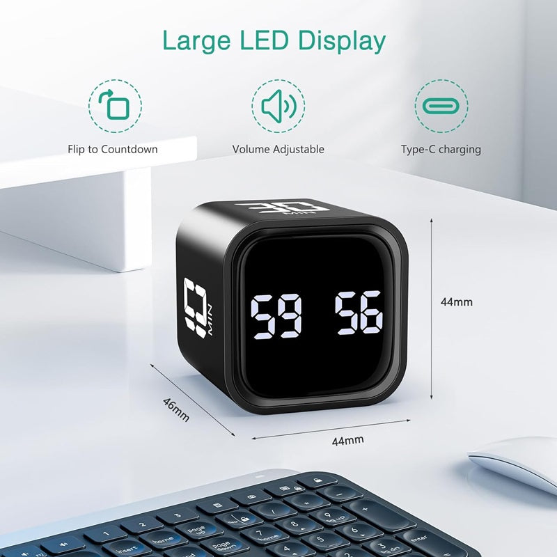 Skanto | Smart Cube Timer med tyngdekraftsensor og LED-skjerm