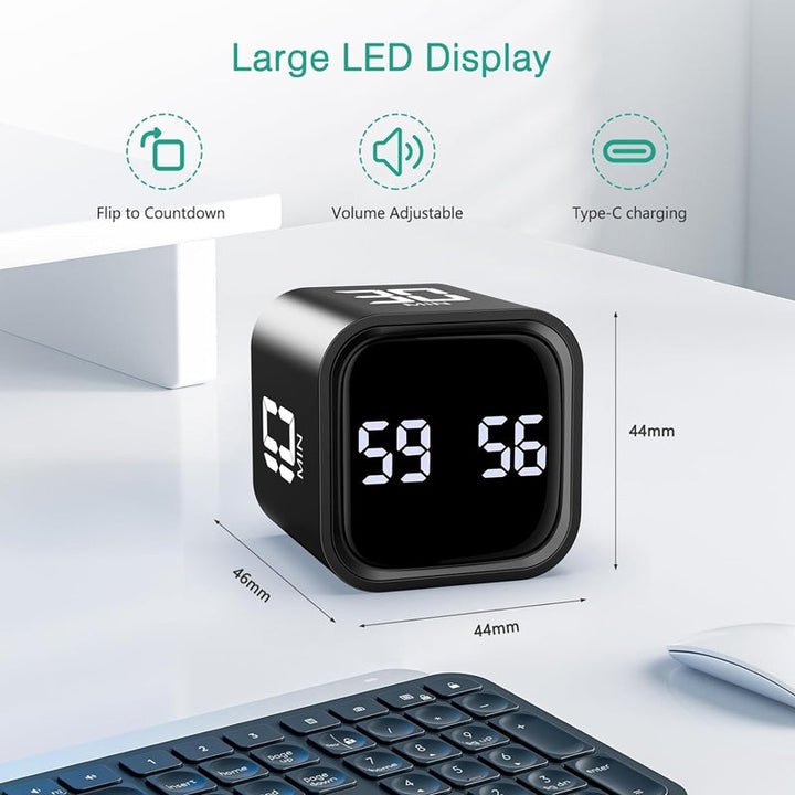 Skanto | Smart Cube Timer med tyngdekraftsensor og LED-skjerm