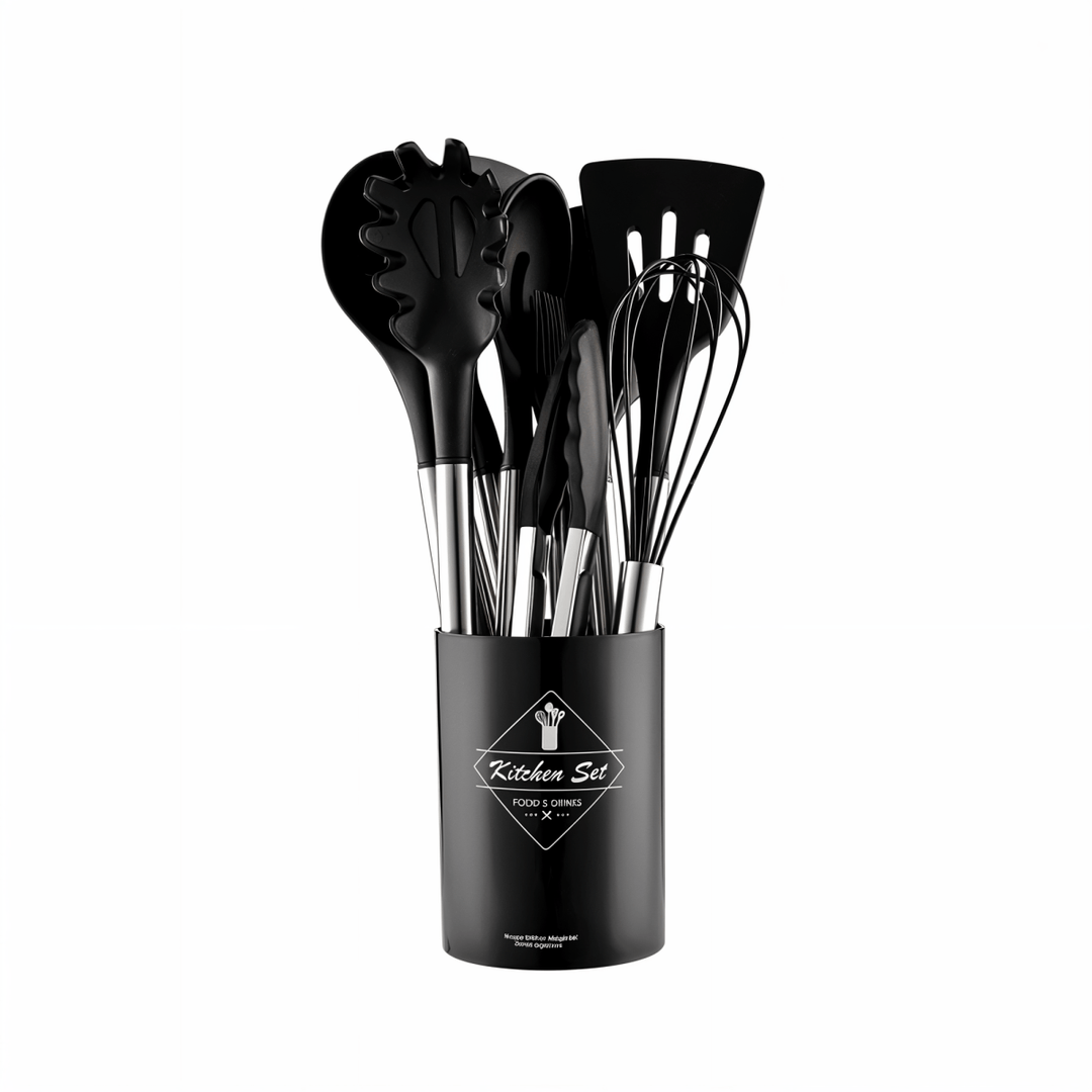 Skanto | MEALMAKER SET – 12-delt silikon kjøkkenverktøy samling for non-stick matlaging