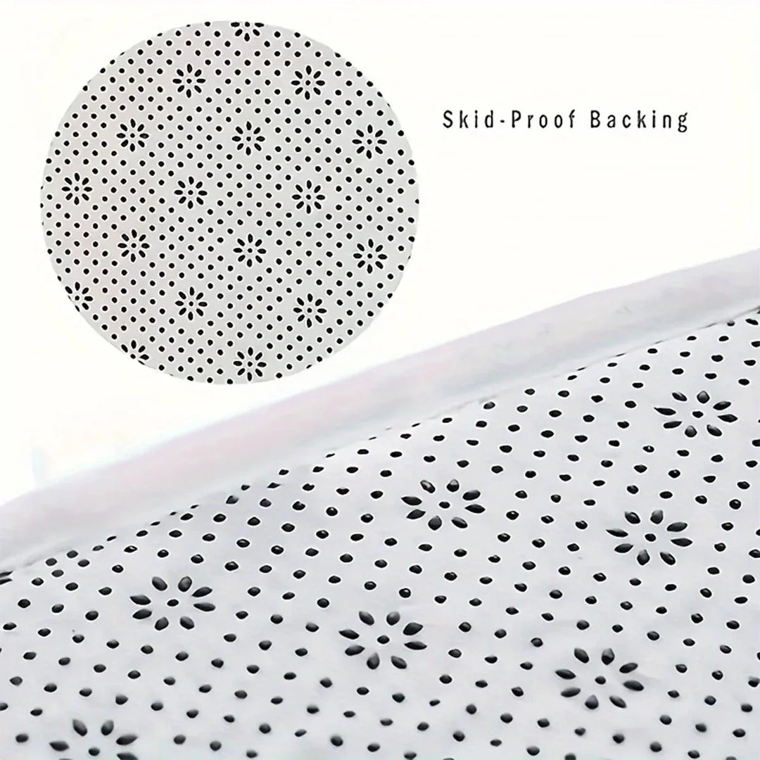 Skanto | Buet Baderomsmatte - Tykk Absorberende Anti-Sklisikker Baderomsmatte for Baderomssikkerhet