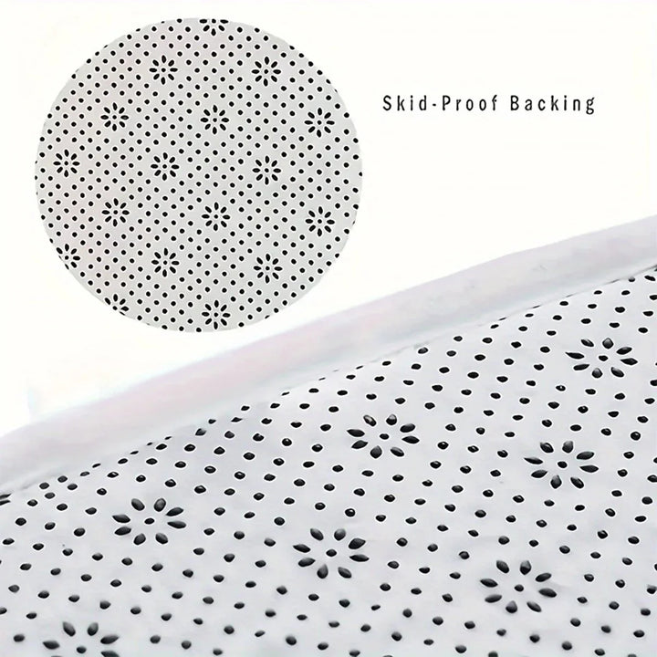 Skanto | Buet Baderomsmatte - Tykk Absorberende Anti-Sklisikker Baderomsmatte for Baderomssikkerhet