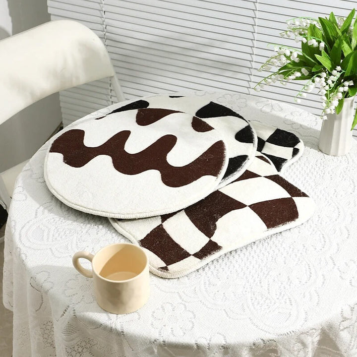 Skanto | Curvy Checker Mini Tuftet Teppe