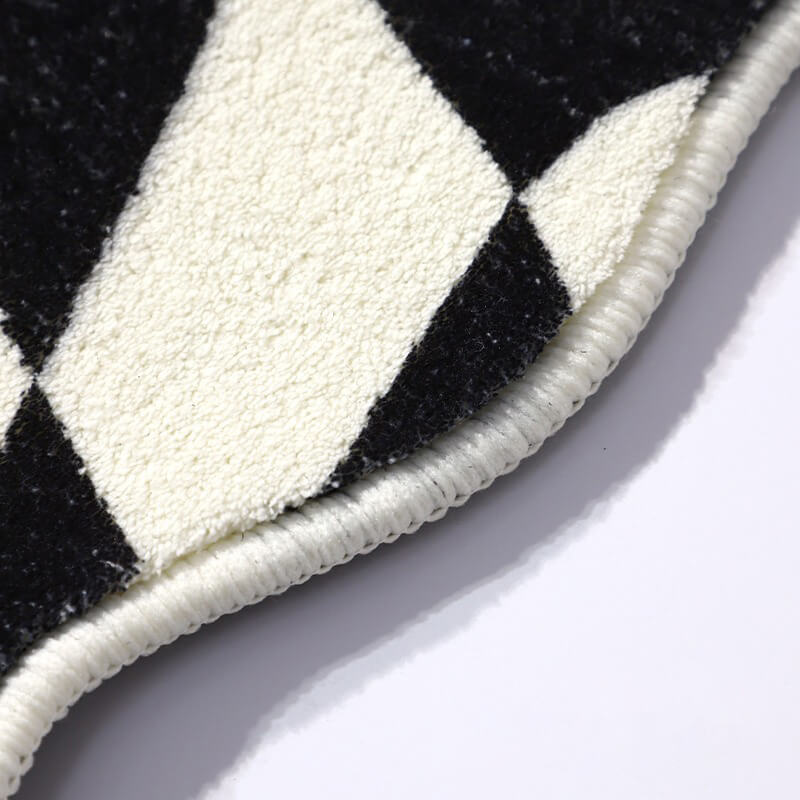 Norvo | Curvy Checker Mini Tuftet Teppe