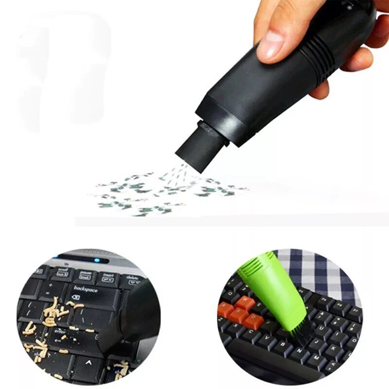 Skanto | MiniVac - Effektiv rengjøring - Tastaturbeskyttelse - Anti-støv!