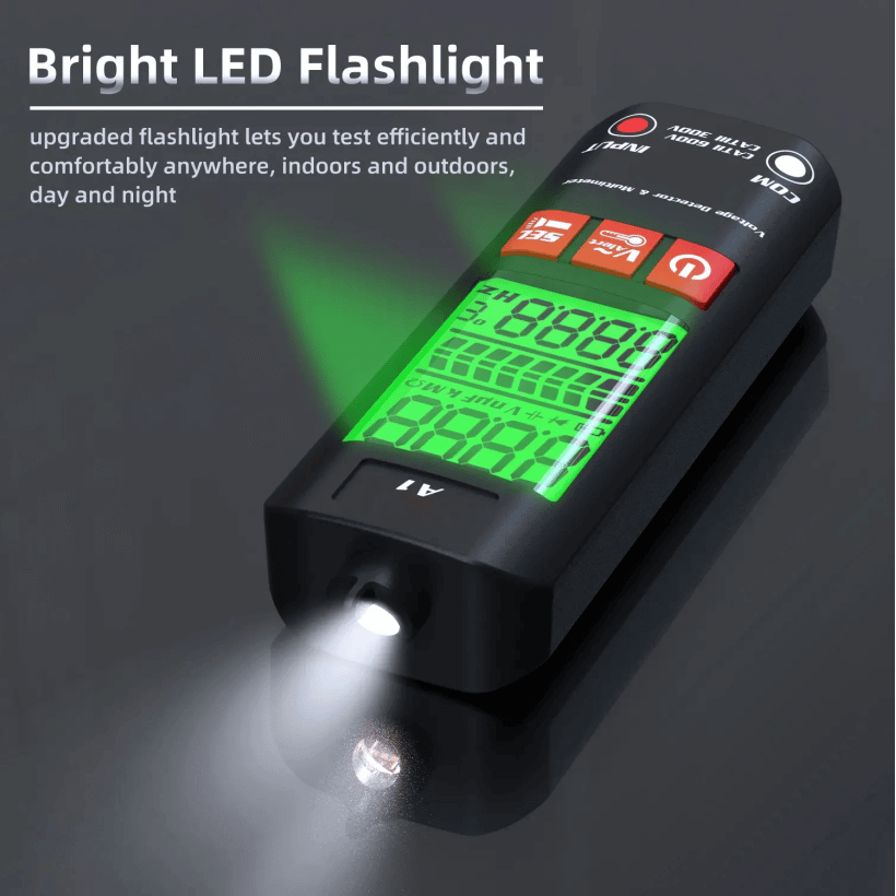 Skanto | A1 Fullautomatisk Anti-Brenne Intelligent Digitalt Multimeter