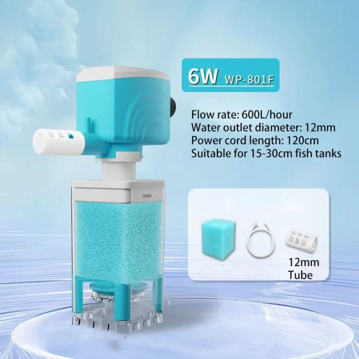 Skanto | 5-i-1 akvariefilter system for krystalklart vann