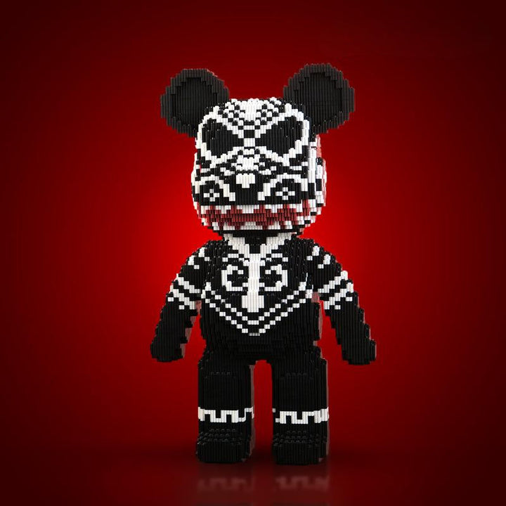Skanto | DIY Pixel Art Blokk Bjørn Figurer – Kreativ Bygging & Samle Utstilling