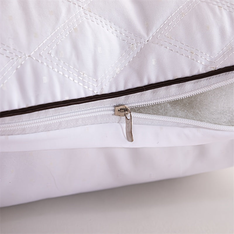 LuxurySoft - Ekstra Lang Hypoallergenisk Pute for Rygg- og Side-sovende, Myk og Pustende, Maskinvaskbar | Skanto
